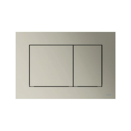 TECEnow Панель смыва унитаза для системы двойного смыва, цвет: никель металлик