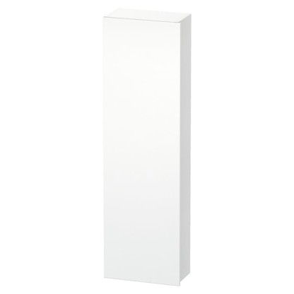 Duravit DuraStyle Шкаф 40х24х140см., подвесной, левый, 1 дверь, 4 стеклянные полки, цвет: белый матовый