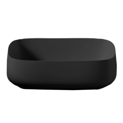 Artceram Cognac Раковина 56х41 см, без отв., накладная, цвет: матовый черный