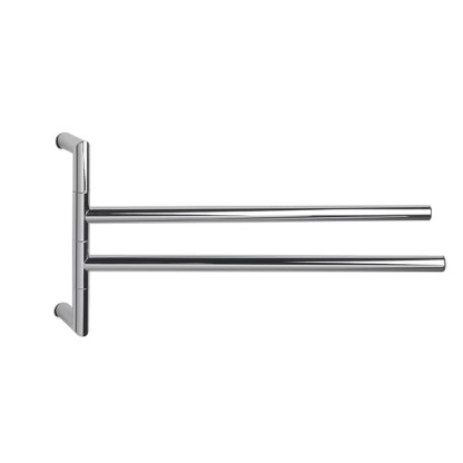 3SC Guy Полотенцедержатель двойной, поворотный, плечо 35см, цвет: хром