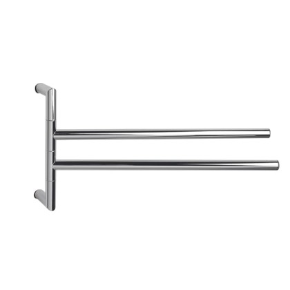 3SC Guy Полотенцедержатель двойной, поворотный, плечо 35см, цвет: хром