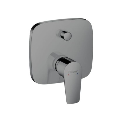 Hansgrohe Talis E Встраиваемый смеситель для ванны, внешняя часть, цвет: шлифованный черный хром