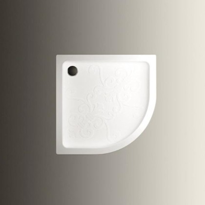 Devon&Devon Arabesque поддон четверть круга 90х90см, цвет: белый