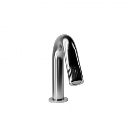 Смеситель для биде с поворотным изливом из нержавеющей стали Bongio Time 2020, цвет: матовая сталь