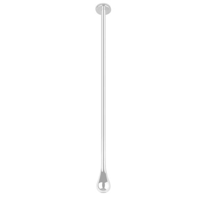 Gessi Goccia Потолочный излив каплевидной формы, инд.длина (180-1800мм), для монтажа с удаленным управлением (не входит в комплект), цвет: белый