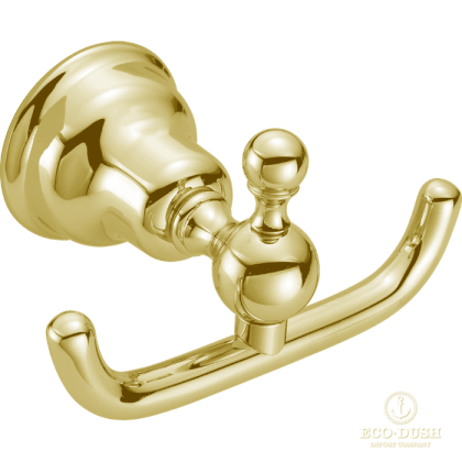 HUBER Croisette Крючок подвесной, двойной, цвет: золото