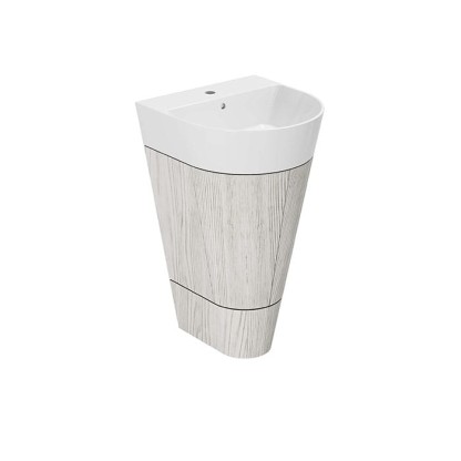 Azzurra Forma Тумба напольная 50х47х84.5см, с 2 дверцами, с раковиной, цвет: Olmo bianco