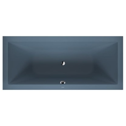 Duravit Vitrium Ванна встраиваемая 180x80cм, с ножками, с2 наклонами для спины, прямоугольная, цвет: синий матовый