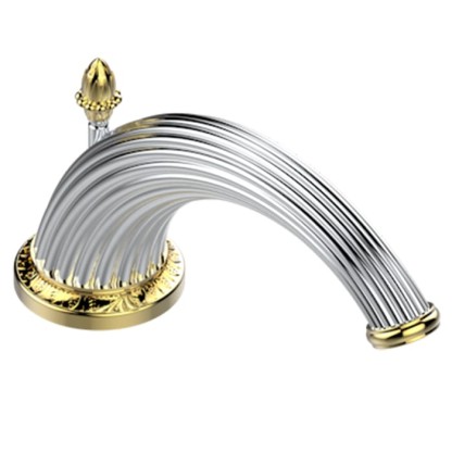 THG Malmaison Metal Излив для раковины, цвет: Хром/золото