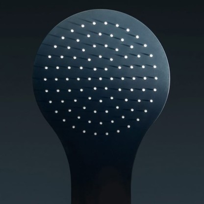 Душевая головка Bongio O'Clock Green, цвет: черный матовый