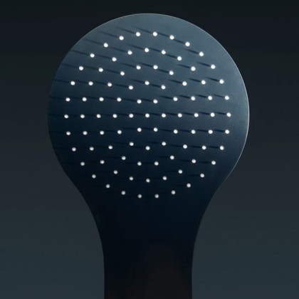 Душевая головка Bongio O'Clock Green, цвет: черный матовый