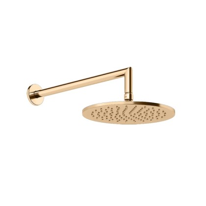 GESSI Ingranaggio Верхний душ с кронштейном D250 мм, цвет Brushed Brass PVD