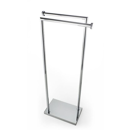 3SC Ribbon Напольная стойка с 2 полотенцедержателями 30х18хh83см, цвет: хром