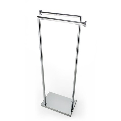 3SC Ribbon Напольная стойка с 2 полотенцедержателями 30х18хh83см, цвет: хром