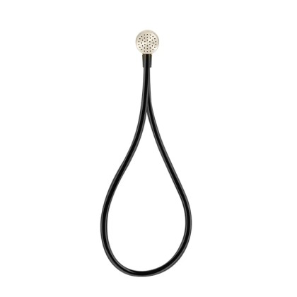 Gessi Hi-Fi Душевой магнитные комплект, состоящий из вывода воды, держателя, Darkflex шланга 1,50 м и лейки, цвет: Warm bronze brushed PVD