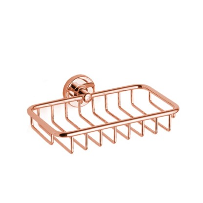 Bertocci Cinquecento Полка-сетка для душа 22х3х12см, подвесной, цвет: розовое золото