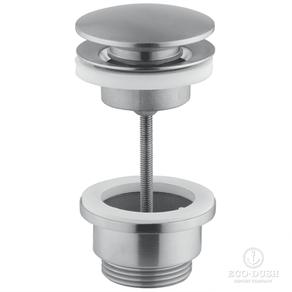 CISAL Клапан 1"1/4 донный для раковин, (всегда открытый), цвет: нержавеющая сталь