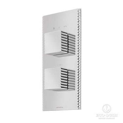 Stella Casanova Встраиваемый термостатический смеситель для душа IS3296 P.V. с переключателем на 2 выхода, цвет: хром