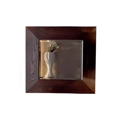 Kerasan Bentley Зеркало в деревянной раме 80х80см, цвет: темный ясень
