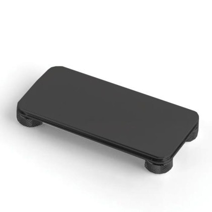 Bertocci Officina 01 Мыльница настольная, цвет: черный матовый