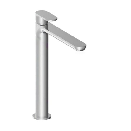 Gattoni H2Omix7000 Смеситель для раковины высокий 298 мм, с донным клапаном, излив 201,4 мм цвет: хром