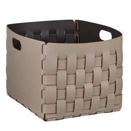 ADJ Корзинка Bottega, 35x40xH30 см., цвет: капучино/шоколад