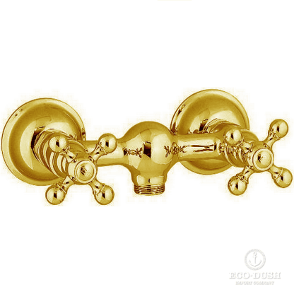 CISAL Arcana Смеситель двухвентильный настенный для душа, цвет: золото