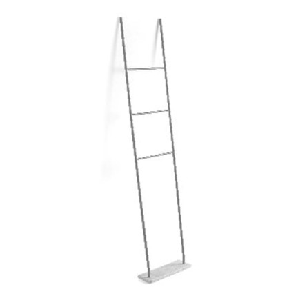 Bertocci Carrarino Полотенцедержатель напольный 40х170см., основание мрамор Carrara, цвет: хром