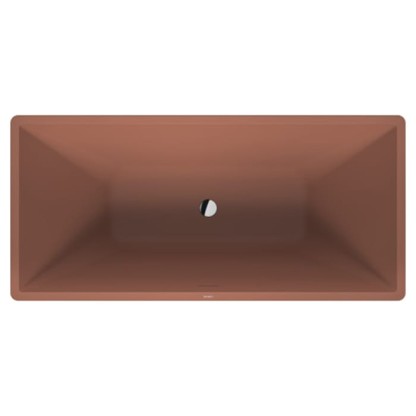 Duravit Vitrium Ванна отдельностоящая 160x75см, с ножками, с2 наклонами для спины, прямоугольная, цвет: матовая корица