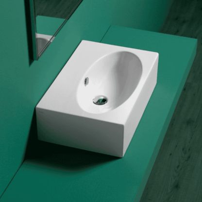 Simas Lft Spazio Раковина 61х39 см, без отв., цвет: белый