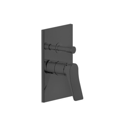 Gessi Rilievo Встраиваемый смеситель для душа на 2 источника с автоматическим переключателем, внешняя часть, цвет: black XL