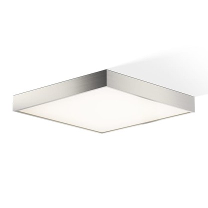 Decor Walther Cut 40 N LED Светильник потолочный 40x40x7см, светодиодный, 1x LED 20.1W, цвет: никель сатинированный