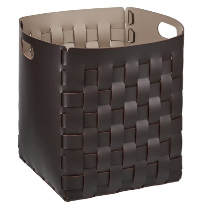 ADJ Корзинка Bottega, 35x35xH40 см., цвет: шоколад/капучино