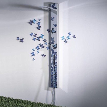 Душевая колонна Bongio Tattoo, цвет: butterfly blue