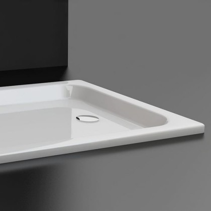 Bette Supra Душевой поддон 100х100х6.5см, квадратный, D9см, с шумоизоляцией, цвет: белый