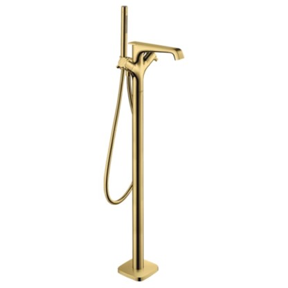 Axor Citterio E Смеситель для ванны, напольный, термостатический, с ручным душем, цвет: полированное золото