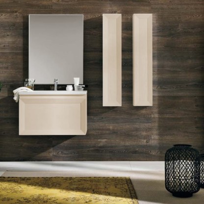 EBAN Paola комплект мебели с зеркалом Filo,  61см, подвесной, Цвет: PERGAMON