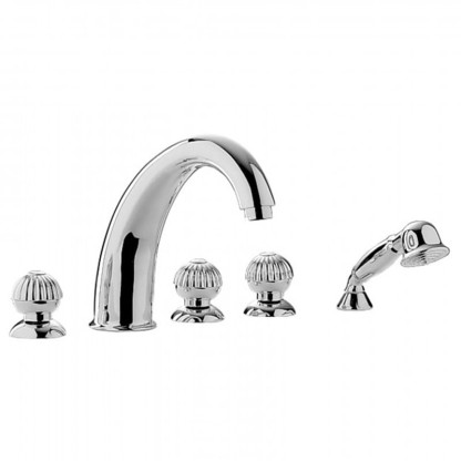 Смеситель для ванны Bongio Radiant, цвет: хром