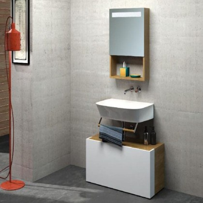 AZZURRA PRUA Раковина 75х45 см, без отв., цвет: белый