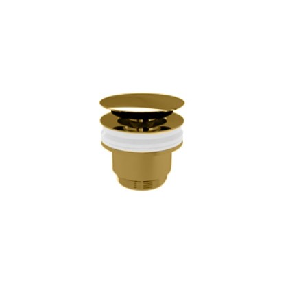 Devon&Devon Донный клапан CLICK-CLACK без перелива, цвет: латунь глянцевая