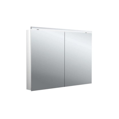 Emco Flat II Зеркальный шкаф 100см., с подсветкой Classicleuchte, навесная модель, с подсв. для раковины, 2 дверка