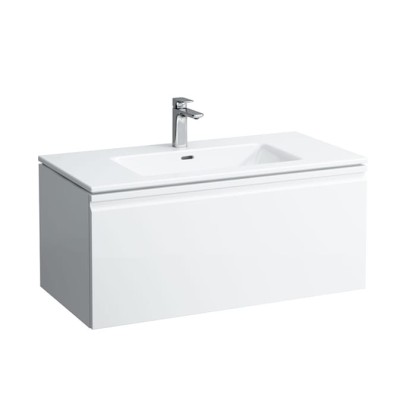 Laufen Pro S Тумба с раковиной 100х50х46см, подвесная, цвет: белый матовый