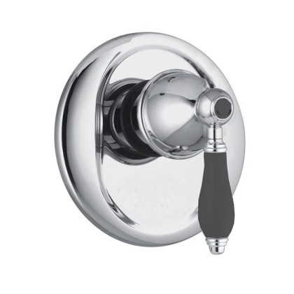 Fima Carlo Frattini Herend Смеситель для душа, встраиваемый, черные ручки, цвет: хром