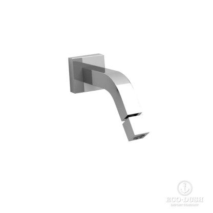 Stella Bamboo Quadro Настенный излив для раковины 868, цвет: хром