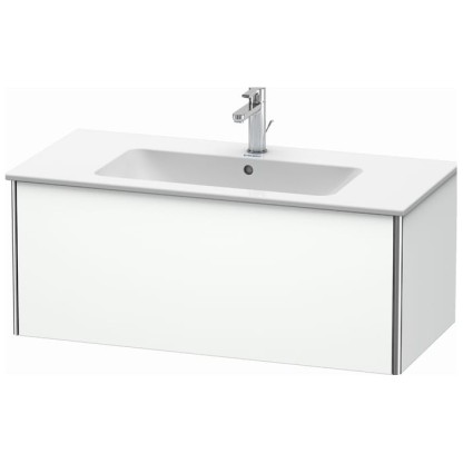 Duravit XSquare Тумба подвесная, 101х47.8х40см, с раковиной, с 1 выдв ящик, цвет: белый матовый