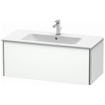 Duravit XSquare Тумба подвесная, 101х47.8х40см, с раковиной, с 1 выдв ящик, цвет: белый матовый