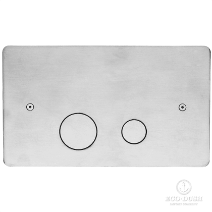 CISAL Клавиша двойного смыва для бачка Geberit, цвет: нержавеющая сталь