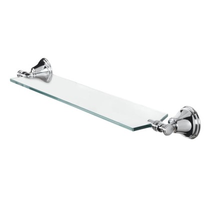 TW Harmony 018, стеклянная полочка 71см, подвесной, цвет: хром