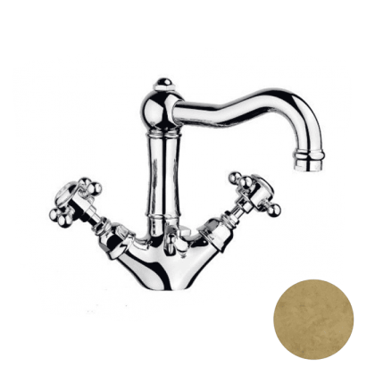 Nicolazzi Half Dome Смеситель для раковины на 1 отверстие, цвет: натуральная латунь