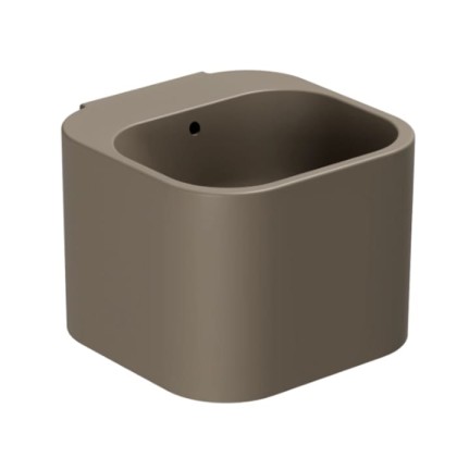 Azzurra Tandem Раковина подвесная 44x43xH32 см, без отв., с переливом, цвет: Cocoa